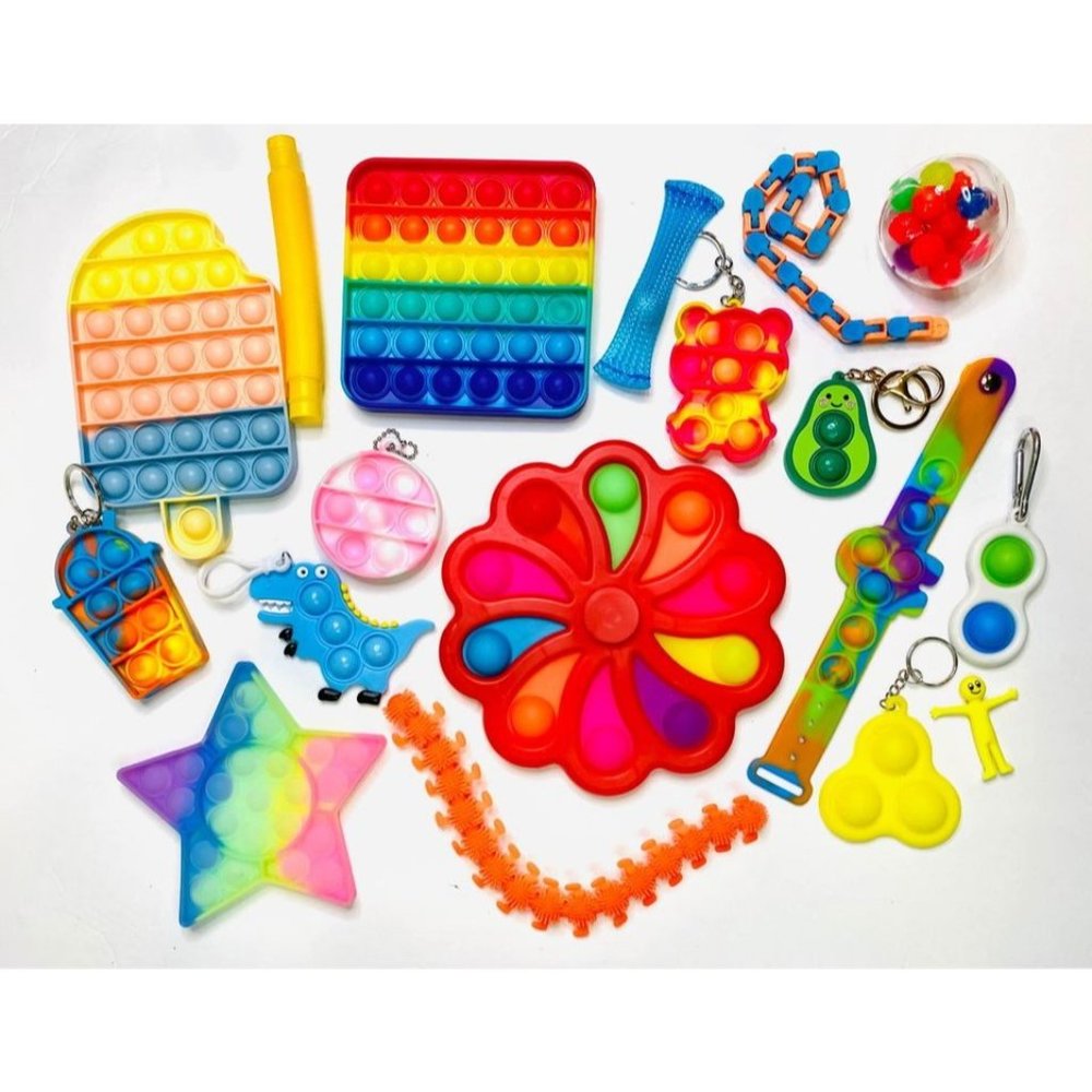 Fidget/popper/popit bundle (18 pieces! New)